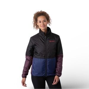 Cotopaxi Women's Black, Purple, and Blue Ski Jacket